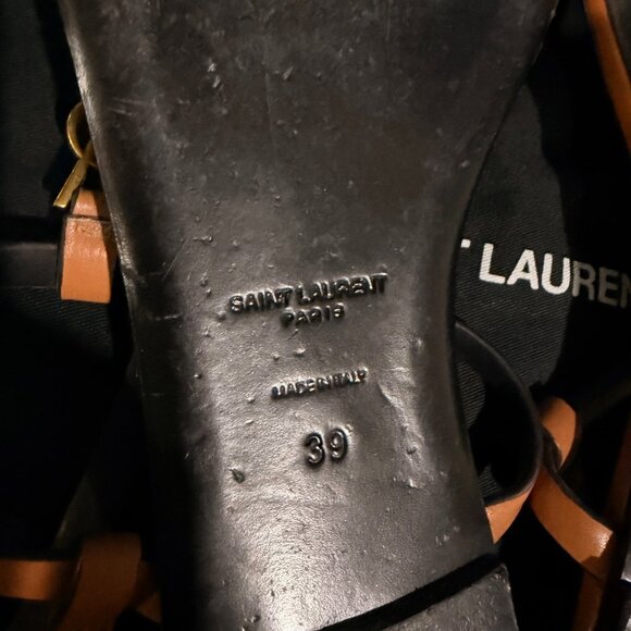 YSL Camel Sandals 8 - Picture 6 of 7